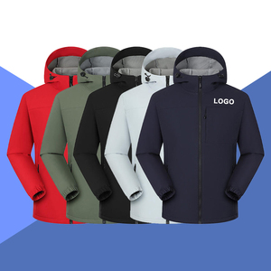 Custom OEM Professional 3-Layer Waterproof Unisex Windproof Breathable Hiking <b>Travel</b> Rain <b>Coat</b> With Taped Seams - Product Image 2