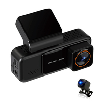 Caméra embarquée 4K IPS avant/arrière avec GPS, vision nocturne supérieure, Wi-Fi intégré, contrôle par application, garantie 1 an A80