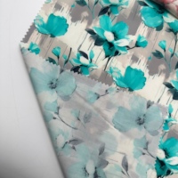 Tissu en viscose rayonne à imprimé floral jaune, léger et doux au toucher, idéal pour robes, chemises, vêtements de nuit et travaux de couture - Vente chaude