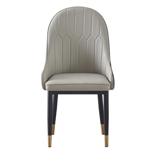<span class=keywords><strong>Silla</strong></span> de comedor nórdica <span class=keywords><strong>barata</strong></span> al por mayor, <span class=keywords><strong>silla</strong></span> de comedor <span class=keywords><strong>ligera</strong></span> con patas doradas, <span class=keywords><strong>silla</strong></span> de cuero minimalista para restaurante - Product Image 2