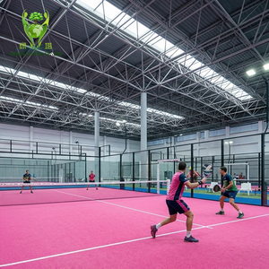 <span class=keywords><strong>Gazon</strong></span> <span class=keywords><strong>synthétique</strong></span> professionnel pour padel, 9000 Dtex, avec support en PU, 12 mm, bleu, pour terrains de padel - Product Image 1