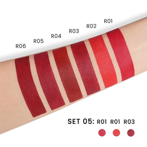 Set de Lápices Labiales Minerales MLM, Alta Pigmentación, Marca Privada de Lujo, Larga Duración, Mate, Rojo Oscuro, Resistente al Agua, Hidratante, Maquillaje Labial Diario - Product Image 3