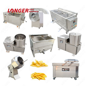 Industriale Fryed Croccante Frites Surgeler Macchine Congelati Patatine Fritte Frittura Linea di Produzione di Mini Patatine fritte Che Fa La Macchina - Product Image 1
