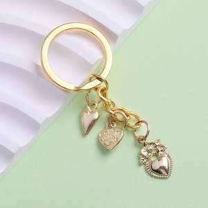 Hot-Selling Antique Silver Engagement Backpack Keychain Pendants Crystal Rhinestone Cross-Border Light-Hearted Ball Shape <b>Gifts</b> - Product Image 3