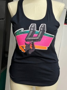 Disponibili Toppe Ricamate Termoadesive Bling Texas di <span class=keywords><strong>Grandi</strong></span> Dimensioni con Logo della Squadra Antonio Spurs, Toppe con Paillettes per T-shirt e Felpe - Product Image 2