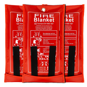 Cobertor De Fogo De Emergência 2*2M De Soldagem De Fogo De 4mm Espessura Extintor Cobertor - Product Image 1