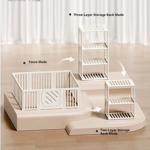 Estante de almacenamiento de forma especial de estilo conciso Corralitos De Beb Child Guardrail Floor Crawling Mat Baby Playpen - Product Image 6