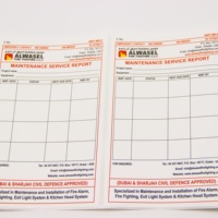 Autocollant personnalisé d'étiquettes d'enregistrement de maintenance d'extincteur autocollant adhésif en papier synthétique résistant aux hautes températures