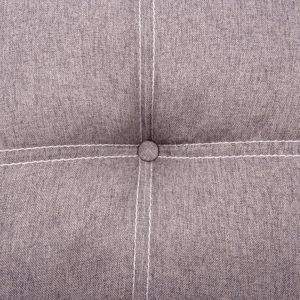 Dareko moderno divano componibile componibile Set 5 pezzi include petto (grigio) tessuto spugna riempimento per un piccolo spazio contemporaneo - Product Image 6