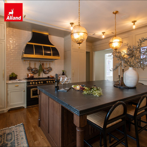 Gabinetes de Cocina Altos Independientes de Diseño Murah en Color Arena Alland, Compra Directa de China, con Estantes y Puertas para Almacenamiento en la Cocina - Product Image 4