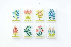 Set Mahjong Alaska Natura Selvaggia Montana 160 Tessere in Acrilico Lusso Moderno con Grande <span class=keywords><strong>Cielo</strong></span>, Natura Selvaggia, Pesce e Corno di Cervo - Product Image 4