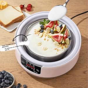 Machine à <span class=keywords><strong>Yaourt</strong></span> et Natto Électrique Intelligente en Acier Inoxydable, Multifonctionnelle, Entièrement Automatique, pour Usage Domestique, Petite et Compacte, avec Fonction de Fabrication de Vin de Riz - Product Image 2