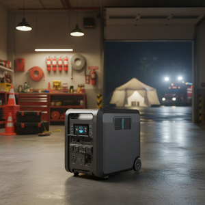 Station <span class=keywords><strong>d</strong></span>'alimentation portable Swalle 4200W, batterie LiFePO4 6144Wh, générateur solaire 3500W-10000W, pour la maison, le camping, les chariots de golf, les situations <span class=keywords><strong>d</strong></span>'urgence - Product Image 1