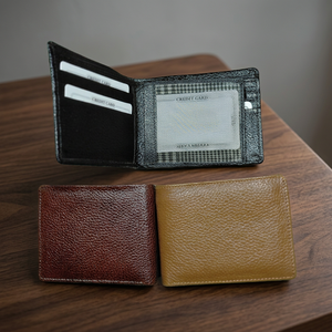 <b>Men</b> Genuine Leather Slim <b>Wallet</b> With Organized <b>Card</b> Holders And Cash Storage For Office Use Travel And Daily Essentials - Product Image 2