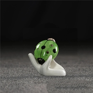 Ocarina de Porcelana Colorida con Diseño de Mariquita, 6 Orificios, Pequeño Instrumento Musical para Práctica de Estudiantes y Recuerdo - Product Image 2