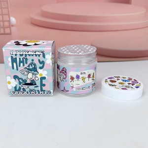 Cosmetic Skincare Packaging Black Amber Pink PET Plastic Body Butter Container Cream Jar 50ml 100ml 120ml 4oz 150 200 Paper Box - Product Image 6