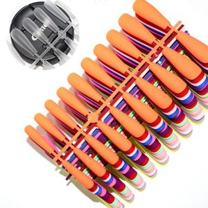 Factor de venta directa Matte Mix Colors Press on Nails Long Ballet Nail Tips - Product Image 1