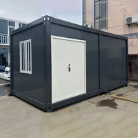 Maisons conteneurs extensibles de luxe 40 pieds Maison préfabriquée chinoise bon marché avec garage pour usages multiples