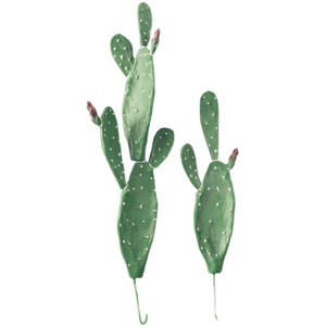 Cactus Artificial de Gran Tamaño, Estilo Rústico Natural, Planta en Maceta, Decoración de Escena Tropical Desértica, Bonsái de Plástico PE - Product Image 5