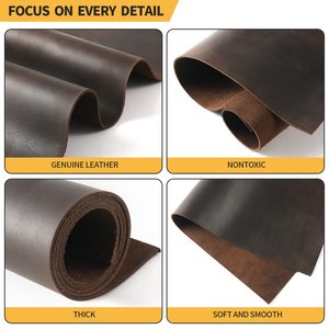 Thumbs-up crafts หนังแท้แบบเต็มตัวทำจากหนังวัวหนา<span class=keywords><strong>2</strong></span>มม. ทำเครื่องมือสี่เหลี่ยม - Product Image 5