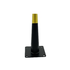 Patas para muebles, color negro y dorado, acero laminado en frío, estilo contemporáneo, fácil instalación, patas para sofá, silla, mesa de centro, H150mm, H170mm - Product Image 3