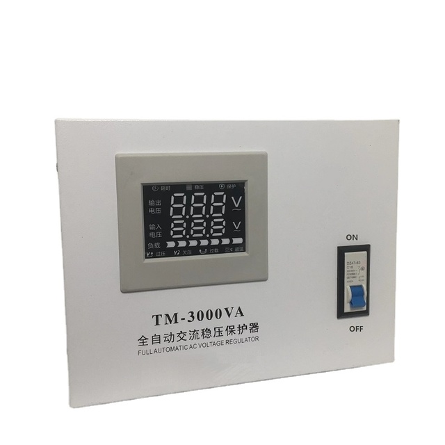TM-3000 220v 3kw AC Automatic Voltage Stabilizer Regulator for Household Appliance
