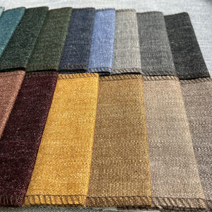 Hecho en China tela de lino Lisa tela de sofá largo 100% tela de poliéster para muebles Corredor Ecológico - Product Image 6