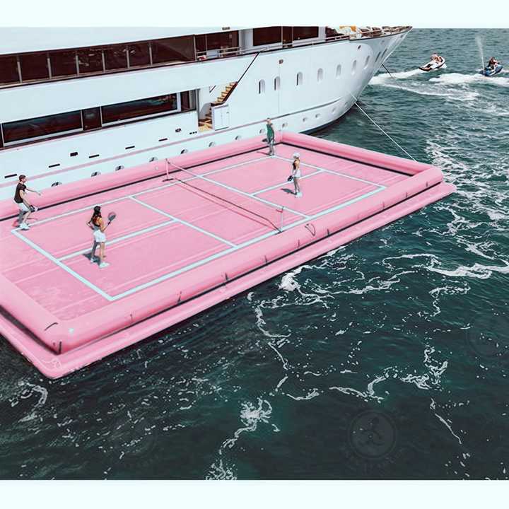 Summer Inflatable Water Fun Mat - Beach Club Platform