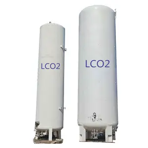 3m3 dọc thép carbon lỏng CO2 Tank CO2 lưu trữ chân không Tank cho đồ uống nhà máy sử dụng