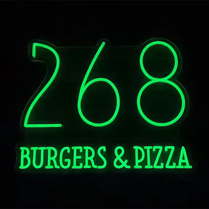 Letrero <span class=keywords><strong>LED</strong></span> Programable de Última Moda 2026, Letrero de Neón para Restaurante, Letrero de Neón de Vidrio Personalizado - Product Image 6