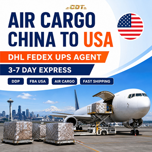 DDP ตัวแทนขนส่งทางอากาศ DHL UPS LCL ตัวแทนจัดส่งทางอากาศตัวแทนจากประเทศจีนไปยังสหรัฐอเมริกาออสเตรเลีย FBA Logistics - Product Image 1