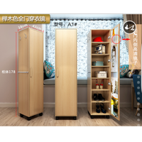 Meuble de salle de bain de style moderne, armoire d'angle au sol en MDF avec portes et étagères