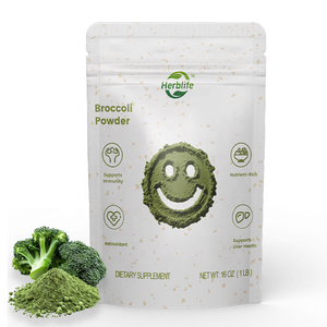 Poudre de brocoli HACCP OEM, superaliment, poudre de légumes entiers, riche en fibres et en vitamines pour le système immunitaire - Product Image 1