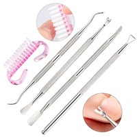 Pince à cuticules professionnelle, pour lime à ongles, en acier inoxydable, 1 pièce