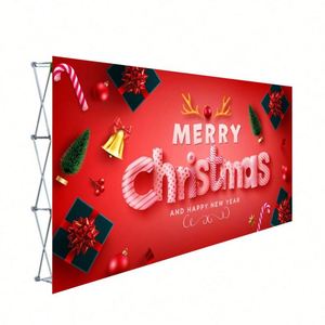 Reusable Pop-up Display Stand with Thickened Aluminum Alloy <b>Frame</b> and Replaceable Screen 230x230cm Scrolling - Product Image 2