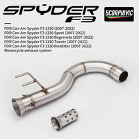 Collecteurs d'échappement pour Can-Am Spyder F3 RT RS ST 1330 Sport Begrenzte Tourer Roadster Spyder Exhaust F3 Link Pipe 2011-2025