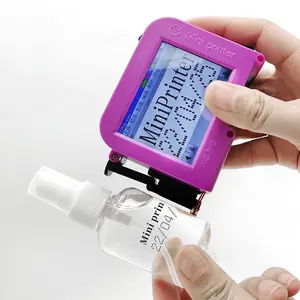 Gloednieuwe Hand Handheld Datum Codering Bar Mini Inkjet Voor Plastic Zak Qr Code Printer