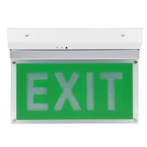 出口应急灯维护可充电LFP电池亚克力室内应急安全出口标志发光二极管灯