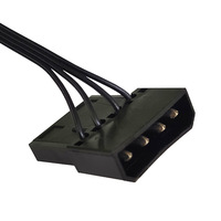 Kabel Konversi Daya Terminal PH2.0 ke 4Pin Molex, Koneksi Handal untuk Daya Kipas Tambahan Mainboard & Kartu Grafis