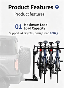 Cadre de vélo, Suspension arrière de <span class=keywords><strong>voiture</strong></span>, Porte-vélo monté sur <span class=keywords><strong>voiture</strong></span>, Porte-bagages de vélo, Cadre de porte-bagages, Cadre à suspension, Vélo de montagne - Product Image 4