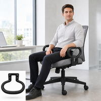 Accoudoir de chaise de bureau moderne en mousse PU, personnalisable pour salle de réunion et zone d'attente, durable et confortable, support de bras en polyuréthane, mousse PU