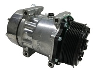 Compresseur de climatisation automobile à faible bruit 6PK 12V/24V, compresseur de climatisation de voiture