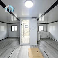 Maison conteneur extensible haut de gamme et élégante de 20 pieds ou 40 pieds, étanche et ignifuge, pour villa résidentielle, bureau ou logement temporaire