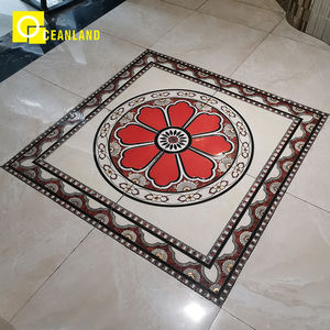 Tapis de face en porcelaine dorée, motif floral, pour moto - Product Image 6