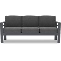 Ensemble de canapés d'extérieur en aluminium, directement de l'usine, avec coussins de 12 cm pour jardin, terrasse, ensemble de canapé et table basse d'extérieur