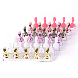 Support magnétique pour la pratique des ongles, base ABS, présentoir pour nail art, outil de manucure professionnel pour salon - Product Image 4
