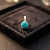 Pendentif carré en argent sterling avec pierre précieuse turquoise de haute qualité, magnifiques pierres précieuses, bijoux pour femmes, faits à la main, anniversaire, vente en gros, en vrac