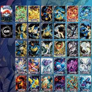 Cartes Métalliques Pokémon Dorées et Argentées en Acier Inoxydable – Cartes à Collectionner TCG – Pikachu, Charizard – Collection Raraissable – Jouets - Product Image 3