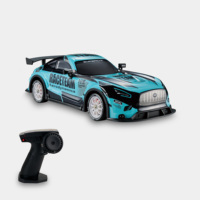 Voiture de drift RC HTL 2.4G à l'échelle 1:14 avec contrôle des lumières et réglage de la vitesse, jouet de course télécommandé haute vitesse pour enfants et adultes