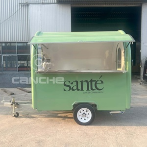 Fully Equipment Mobile Food Truck Used Fast Crepe Food Concession Trailer With Extension For Small Business - Product Image 4